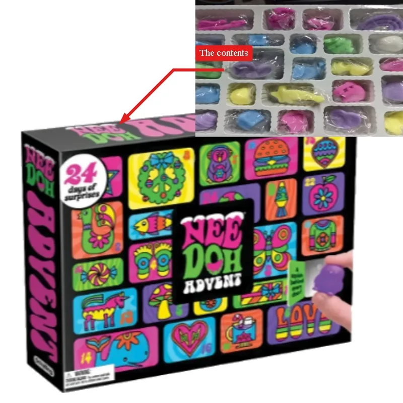 Advent Calendar Gift - NeeDoh Christmas Advent Calendar 24 Days