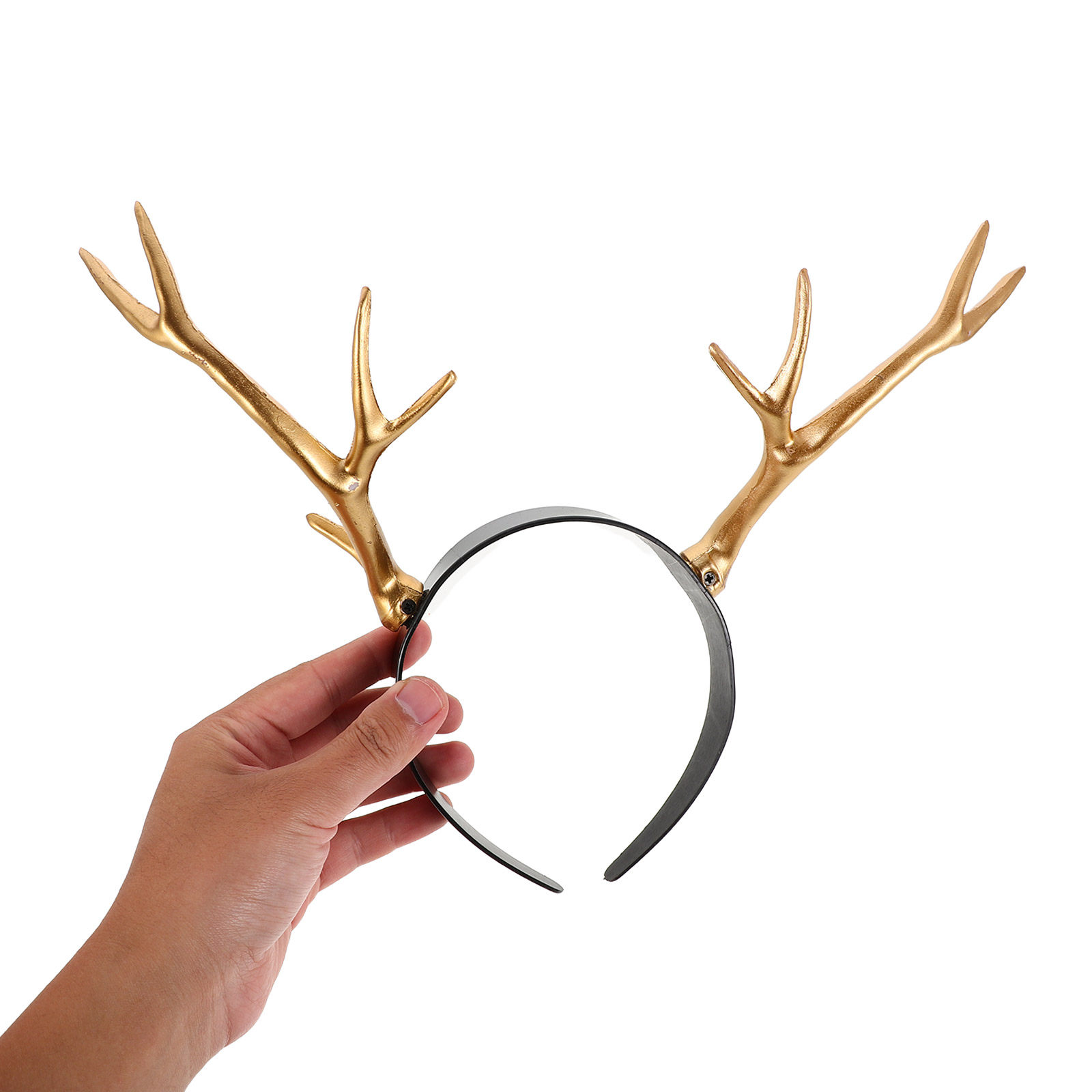Reindeer Antlers Headband - 2Pcs Holiday Headband Reindeer Antler Headdress