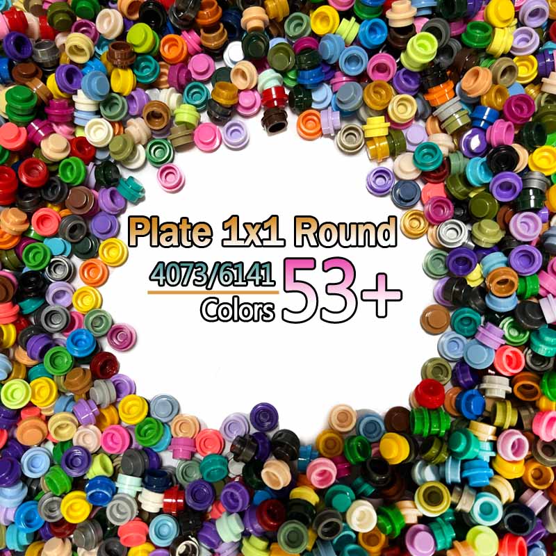 Lego Set City - Round Plate 1x1 DIY Pixel Art