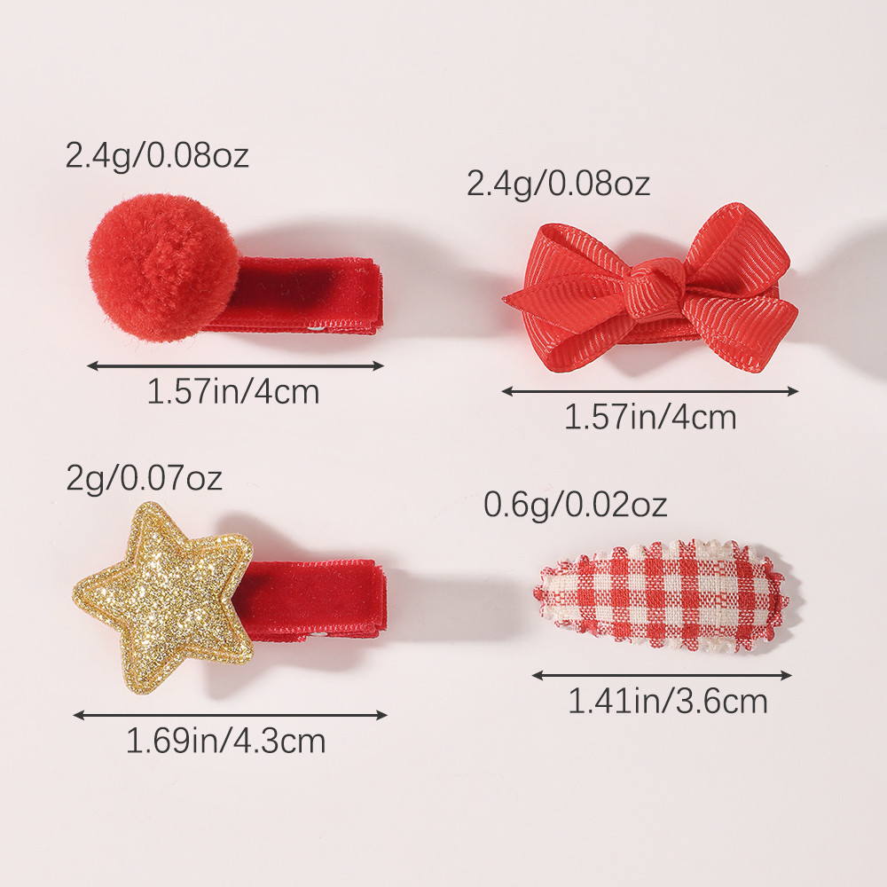 Holiday Kids Hair Pins 10Pcs C - Christmas Throw Blanket 评论和价格