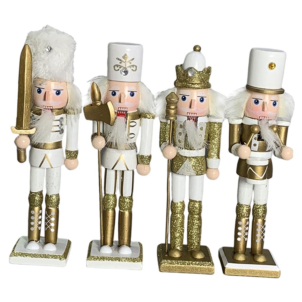 4x 18cm Nutcracker Figurine Ha - Nutcracker Figurine 评论和价格