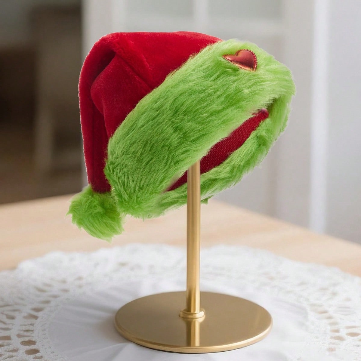 Family Santa Hat - Red And Gre - Santa Hat Plush 评论和价格