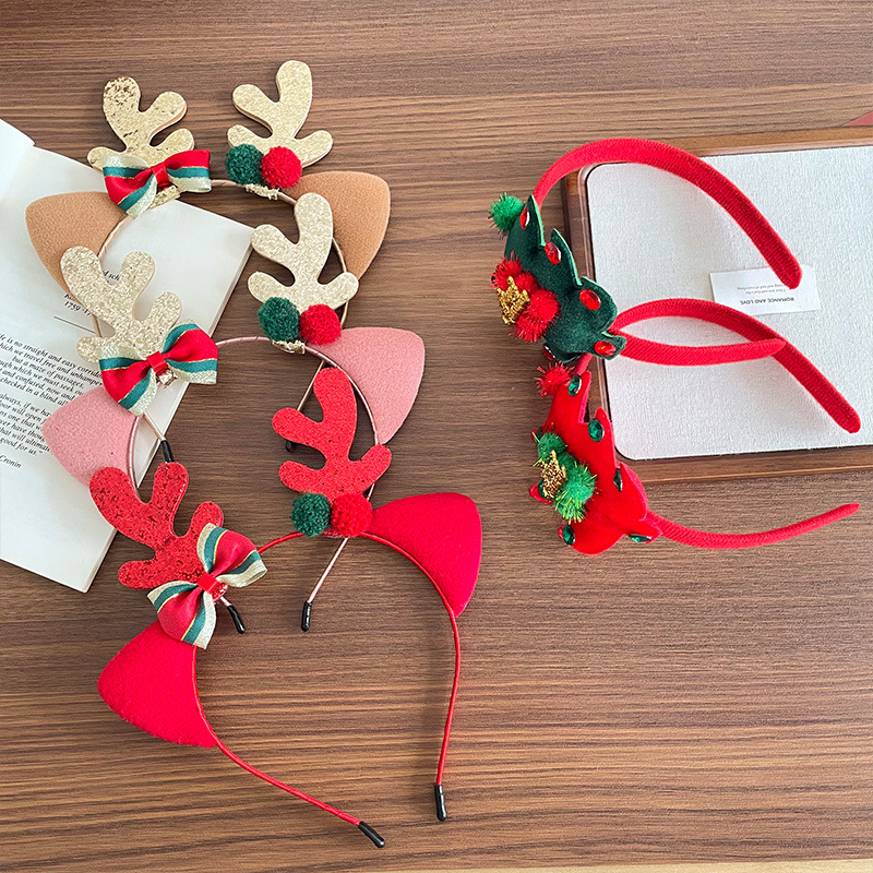 Headband Plush Reindeer Antler - Reindeer Antlers Headband 评论和价格