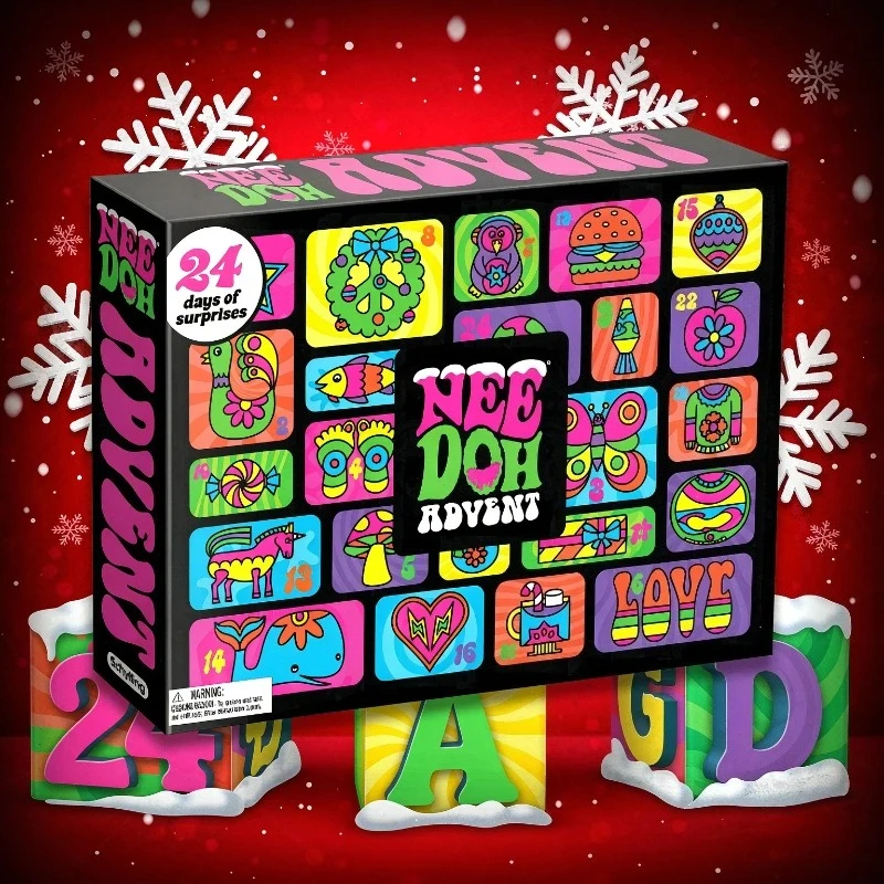 2026 NeeDoh Advent Calendar 3D - Advent Calendar Gift 评论和价格