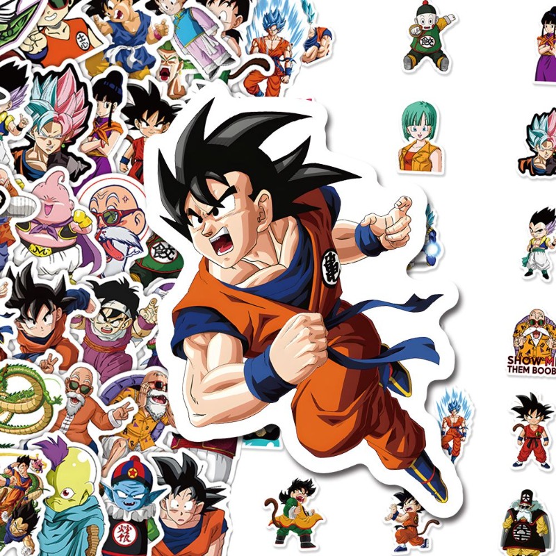 60pcs Anime Dragon Ball sticke - Ornament Ball Set 评论和价格
