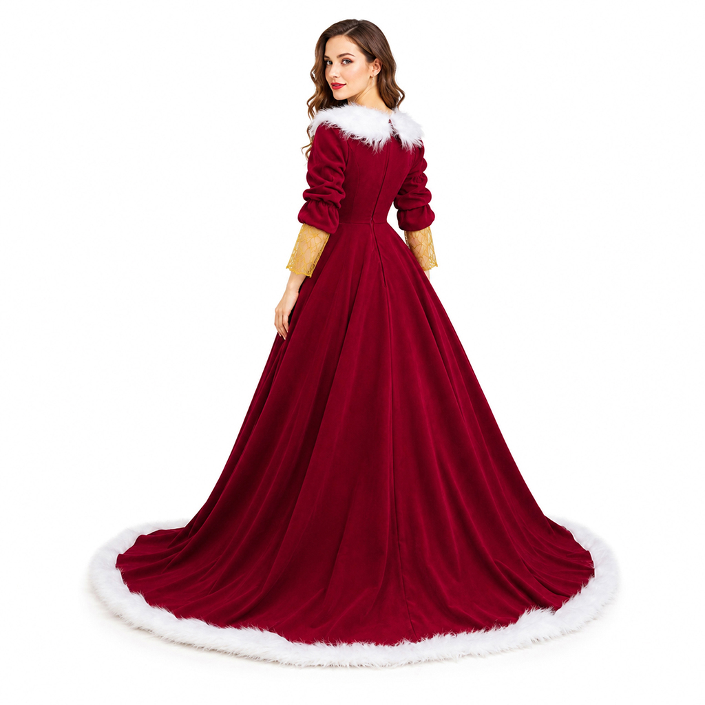 Deluxe Mrs Claus Costumes Adul - Ornament Ball Set 评论和价格