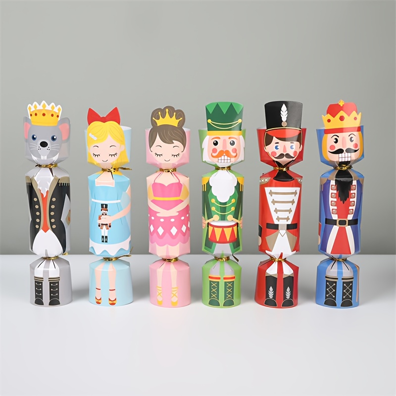 24Pcs Christmas Cracker Nutcra - Nutcracker Figurine 评论和价格