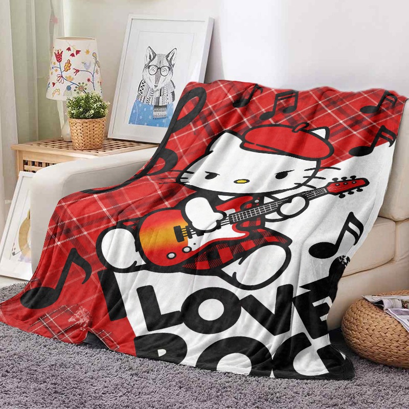 Sanrio Blanket Hello Kitty Roc - Christmas Throw Blanket 评论和价格