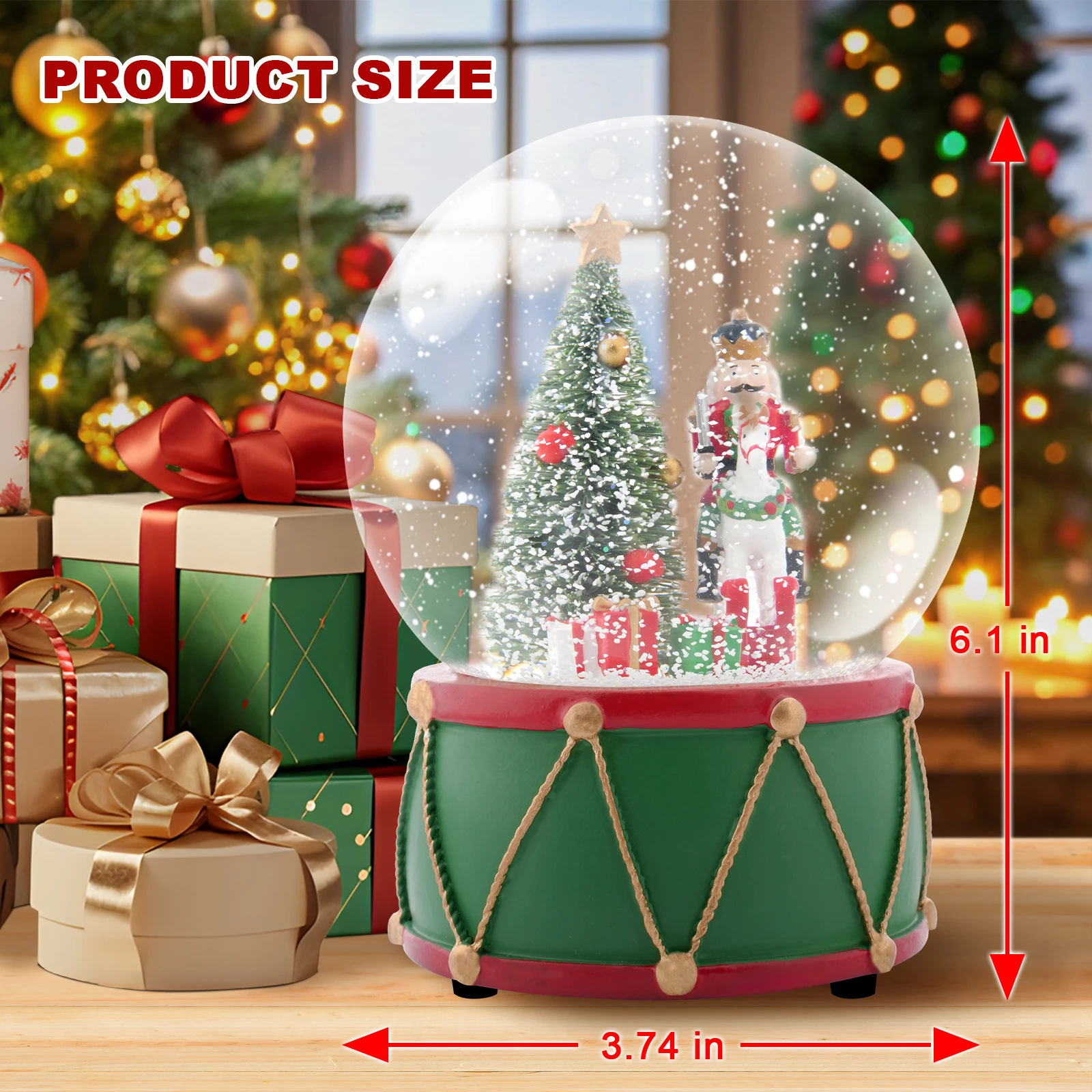 Christmas Snow Globe Musical S - Snow Globe Musical 评论和价格