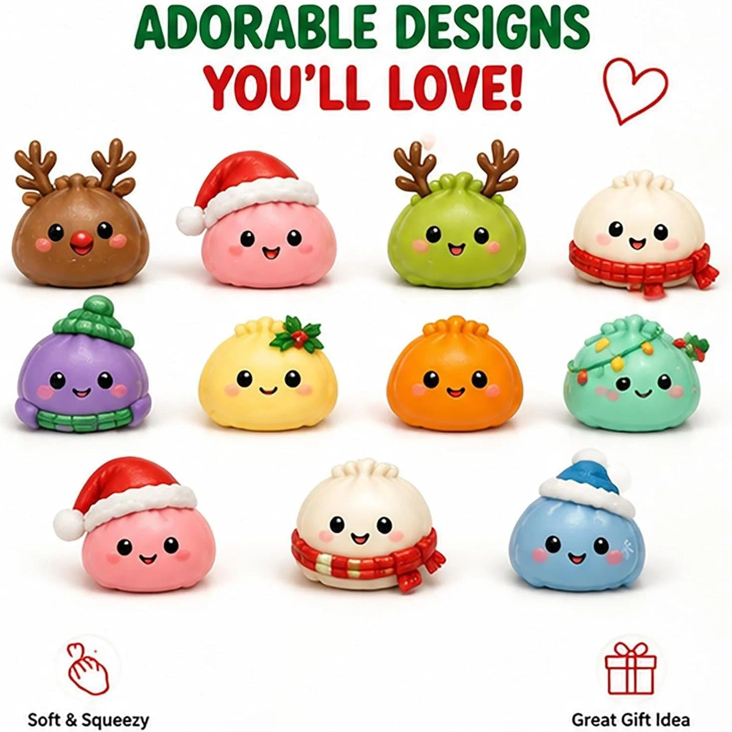 @@Christmas Squishies Advent C - Advent Calendar Gift 评论和价格