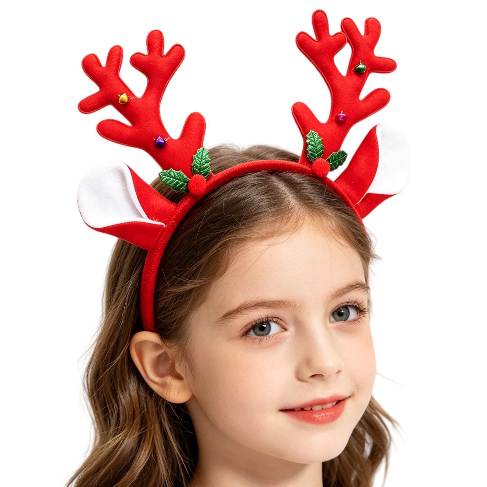 Christmas Decor Antlers Headba - Reindeer Antlers Headband 评论和价格