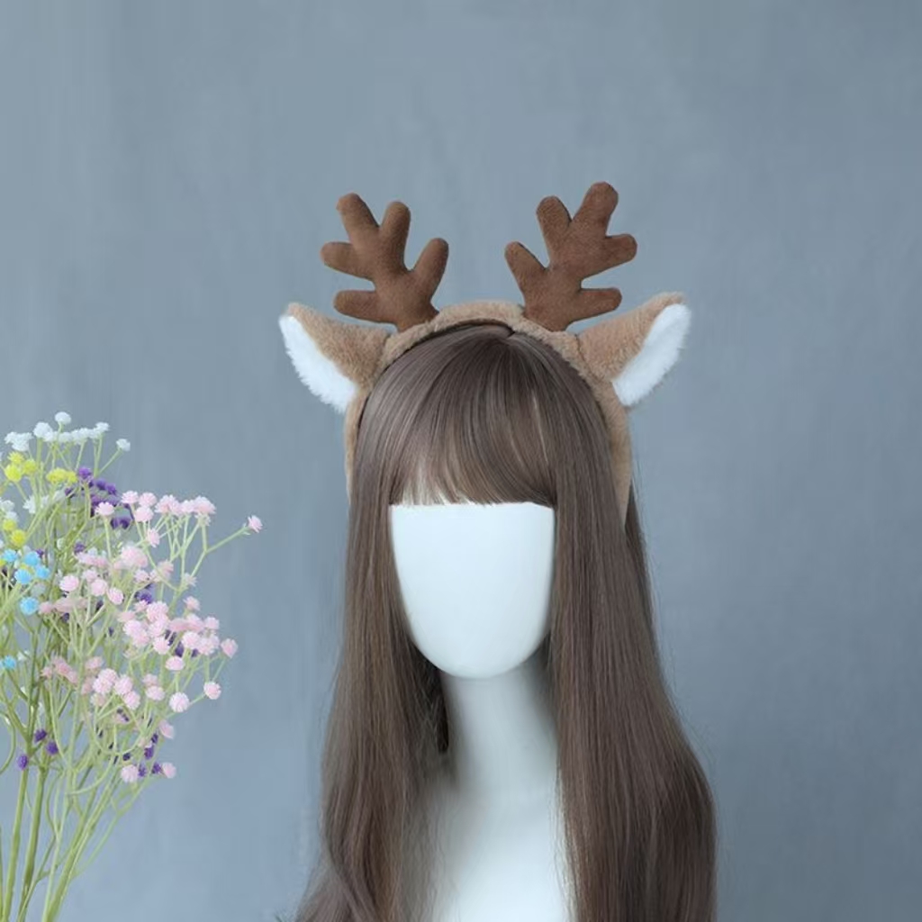 Christmas Costume Snowflake De - Reindeer Antlers Headband 评论和价格