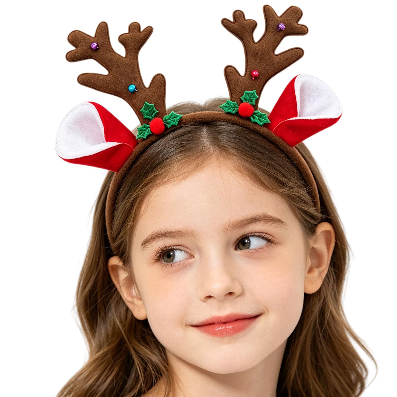Christmas Reindeer Antlers Hea - Reindeer Antlers Headband 评论和价格