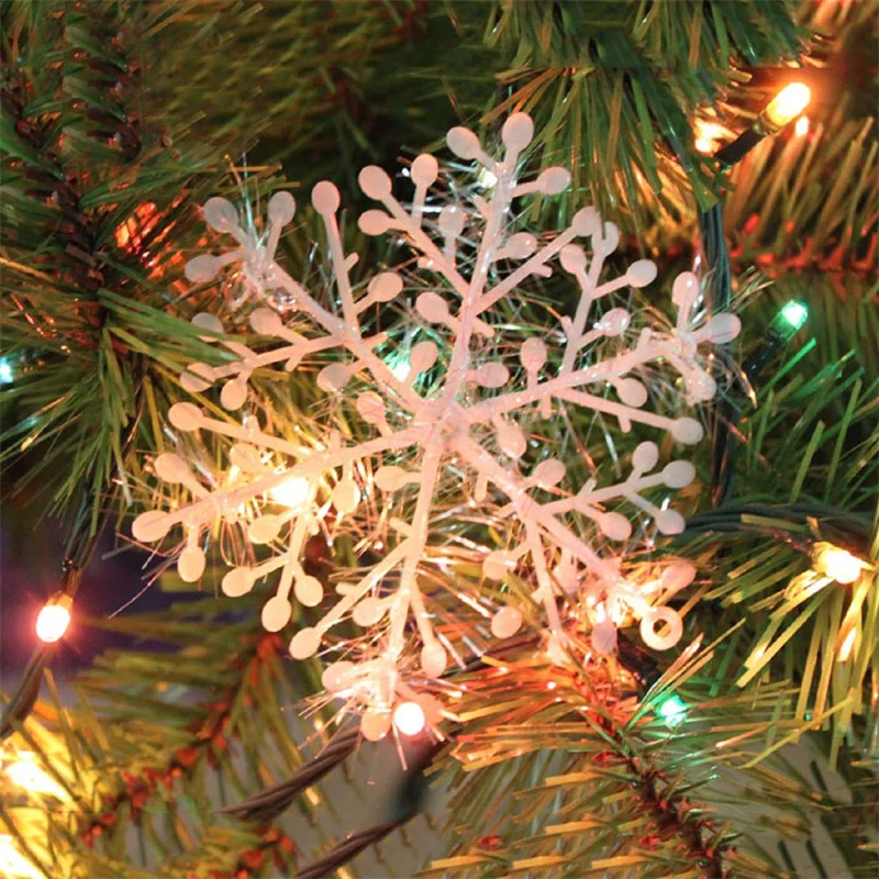 30pcs Christmas Snowflake Orna - Christmas Tree Artificial 评论和价格