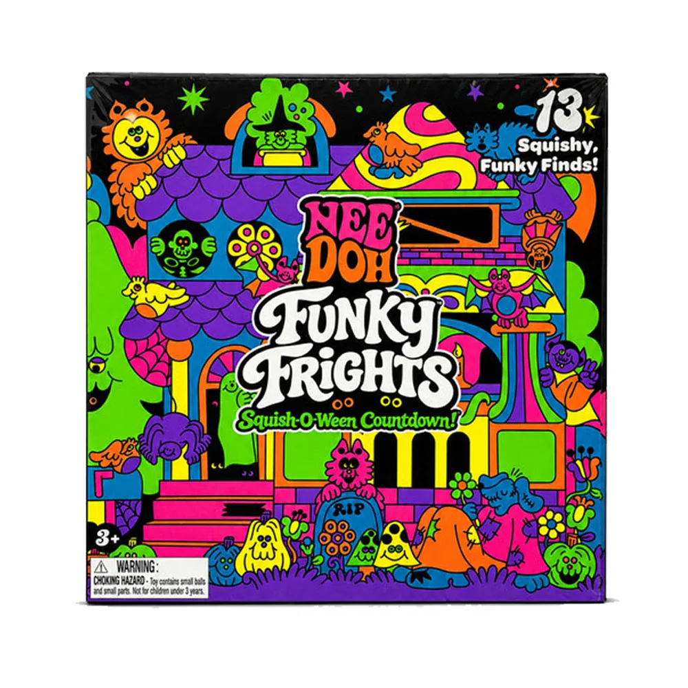 Needoh New Funky Frights Hallo - Advent Calendar Gift 评论和价格