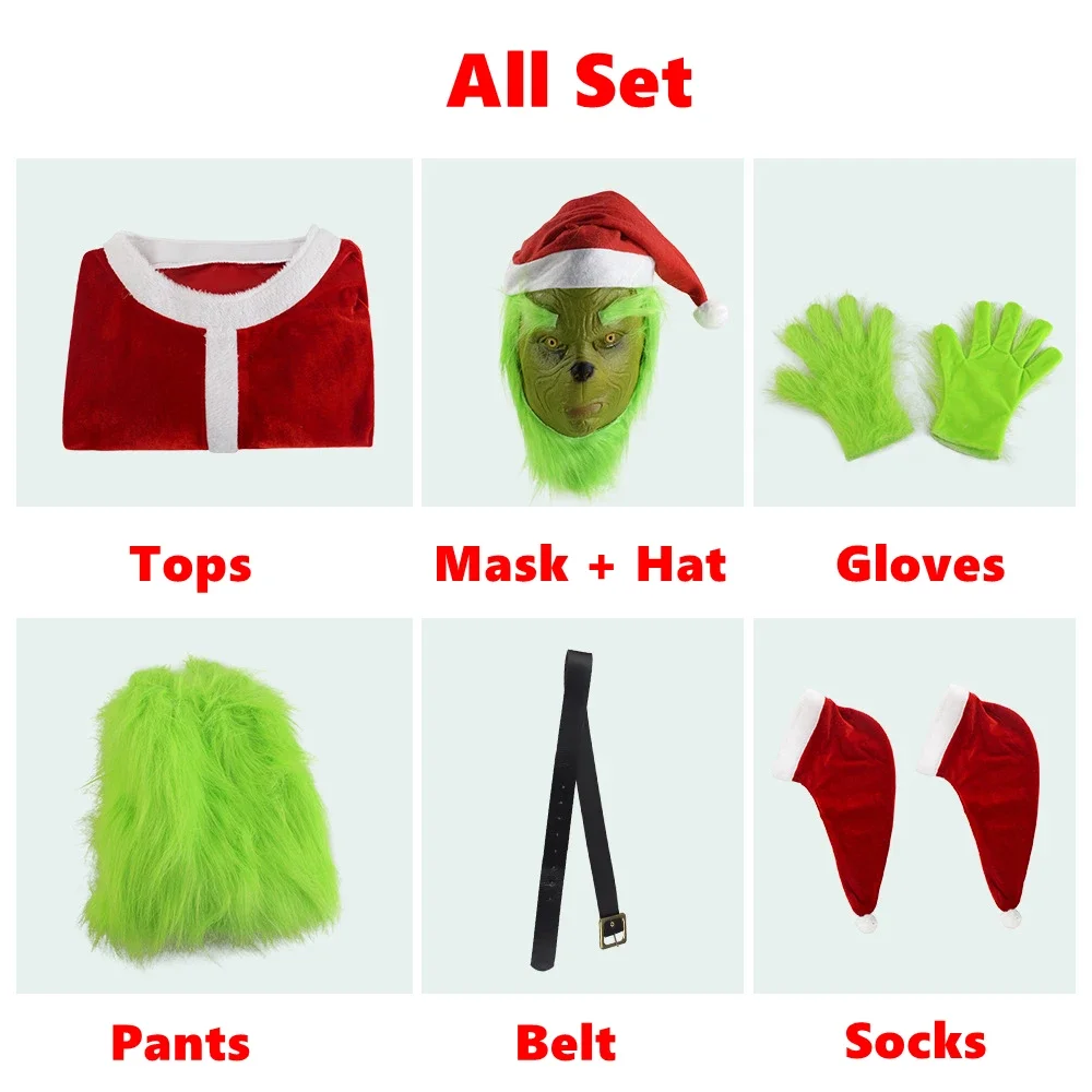 2026Cosplay Costumes Green Thi - Santa Hat Plush 评论和价格