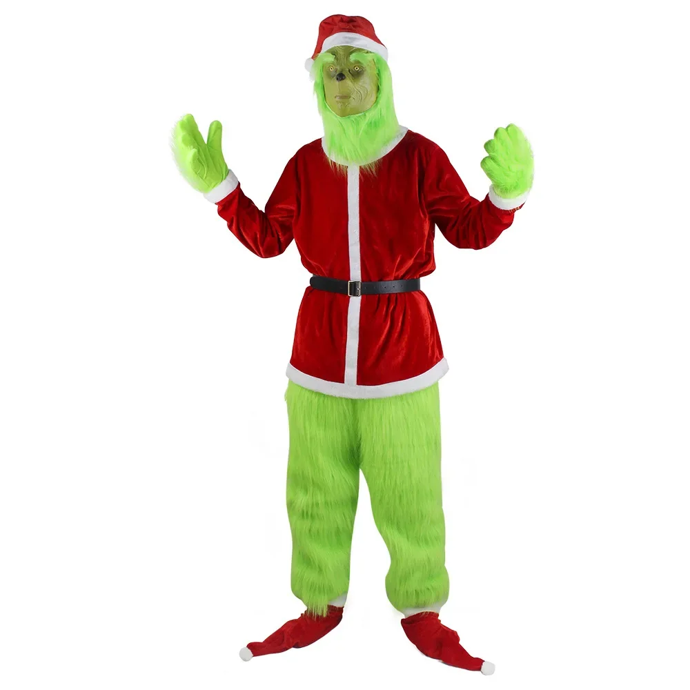 2026Cosplay Costumes Green Thi - Santa Hat Plush 评论和价格