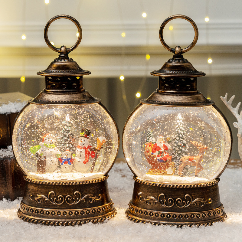 Christmas Decorations Large Fl - Snow Globe Musical 评论和价格