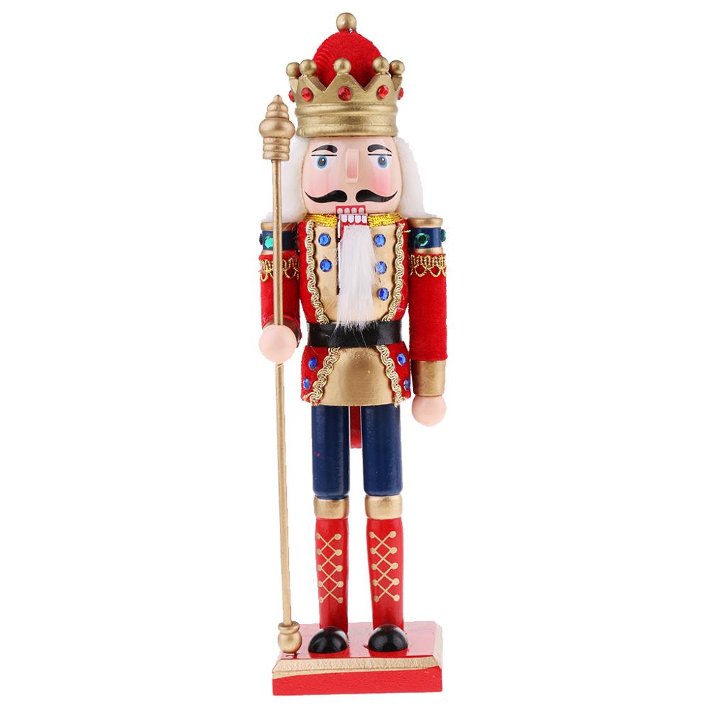 3Pcs/Lot 30cm Wooden Nutcracke - Nutcracker Figurine 评论和价格