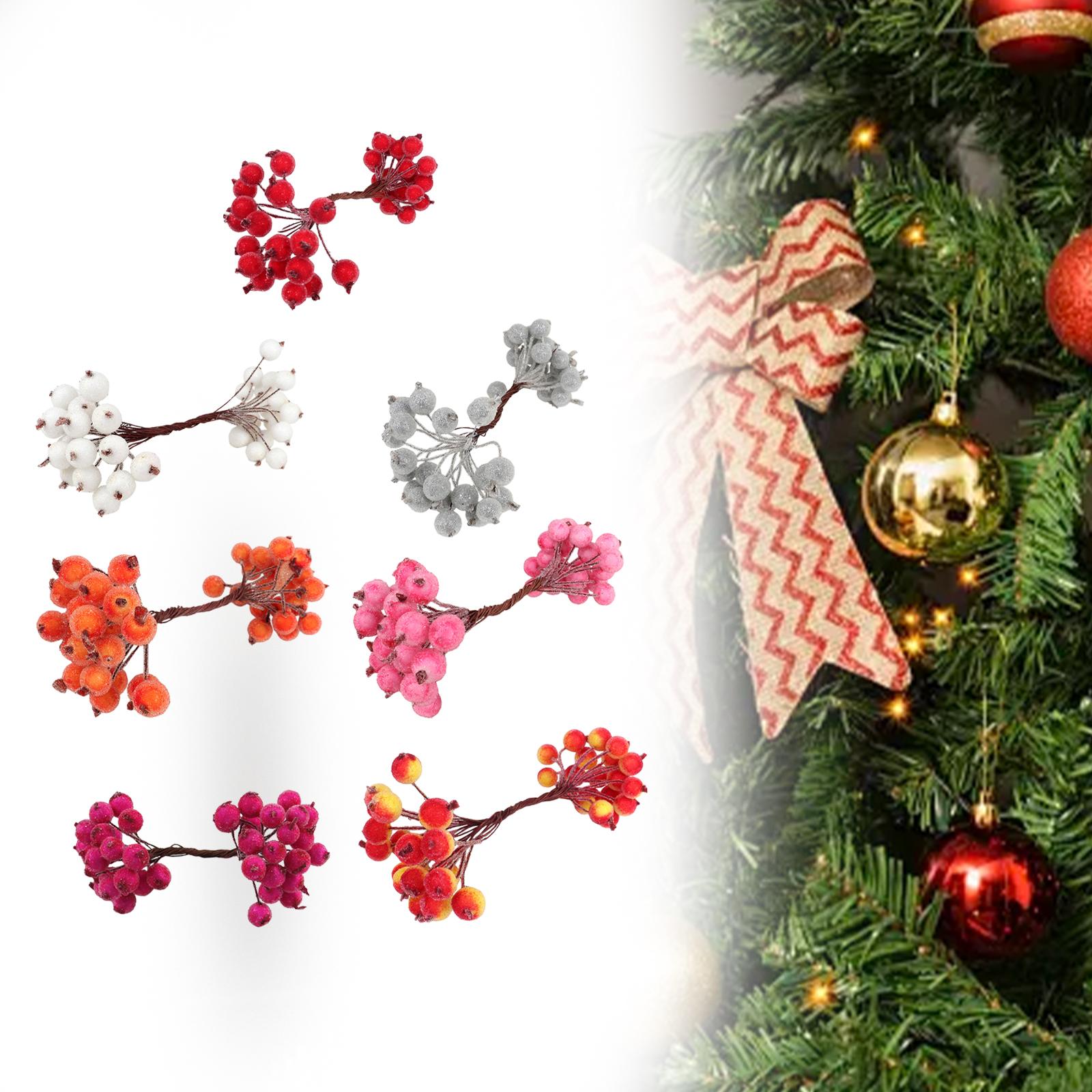 Foam Berry Stems for Christmas - Christmas Tree Artificial 评论和价格