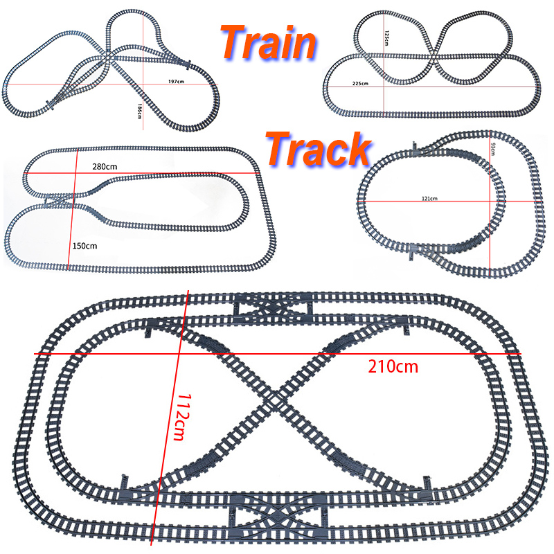 New City Train Tracks  7896 79 - Lego Set City 评论和价格