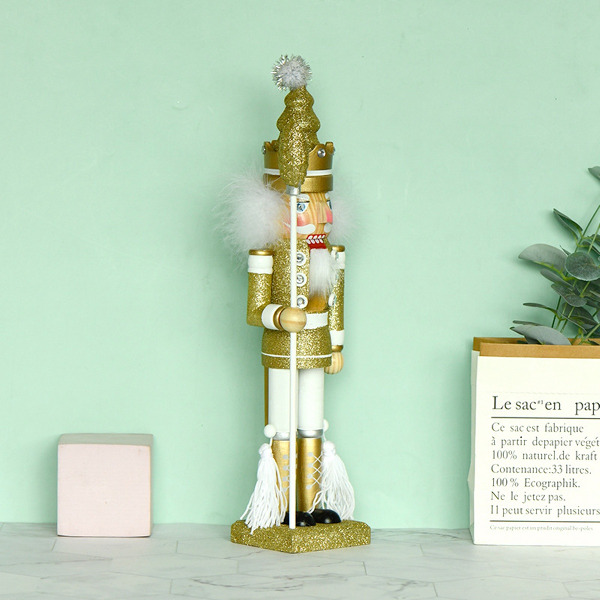 ABRS-Wooden King Nutcracker Or - Nutcracker Figurine 评论和价格