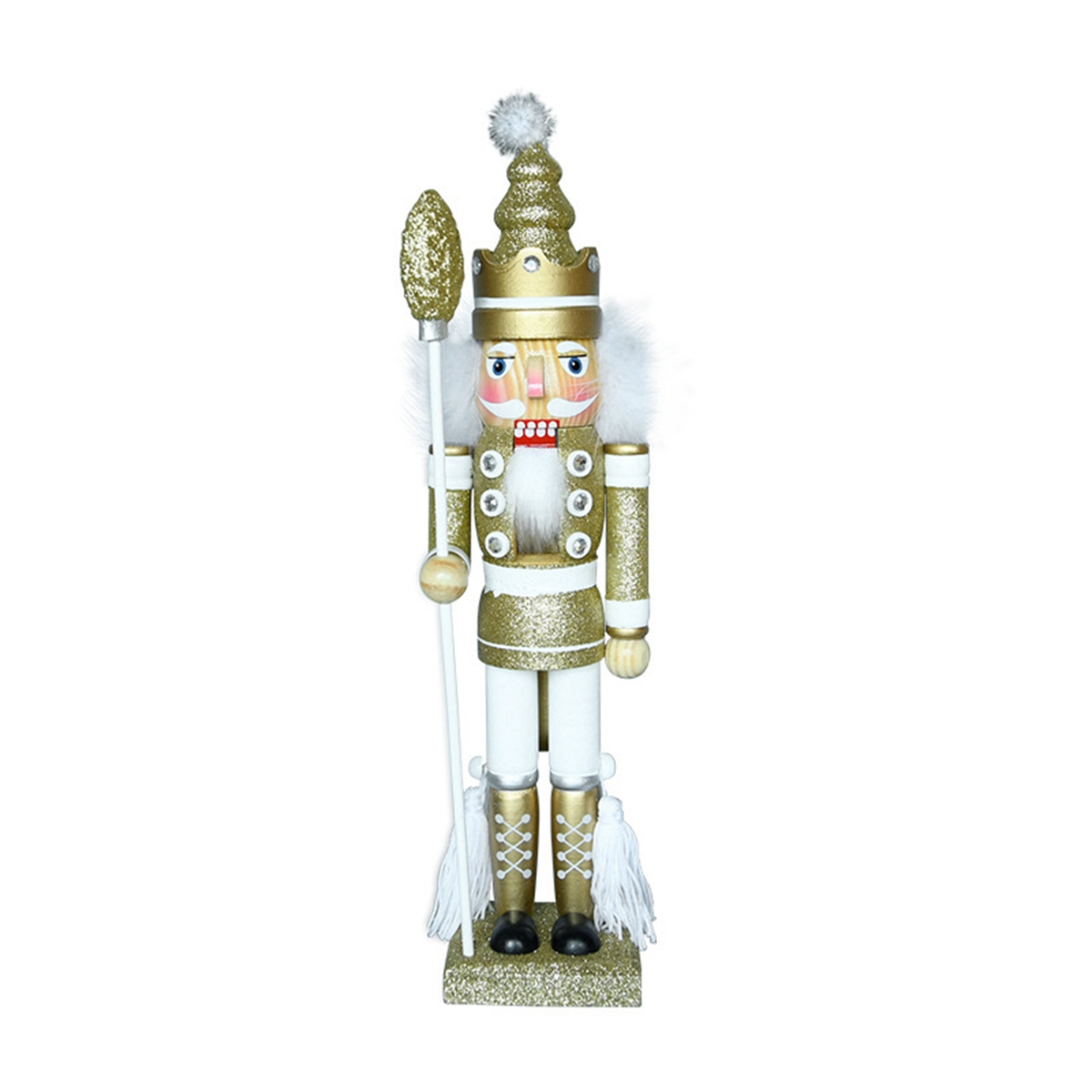 ABRS-Wooden King Nutcracker Or - Nutcracker Figurine 评论和价格