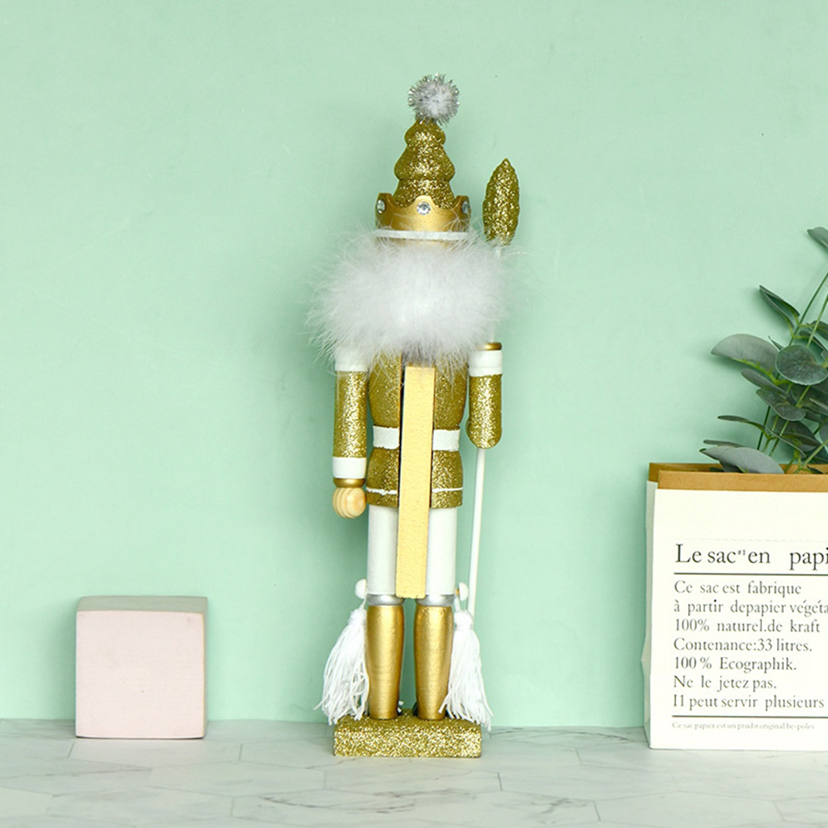 ABRS-Wooden King Nutcracker Or - Nutcracker Figurine 评论和价格