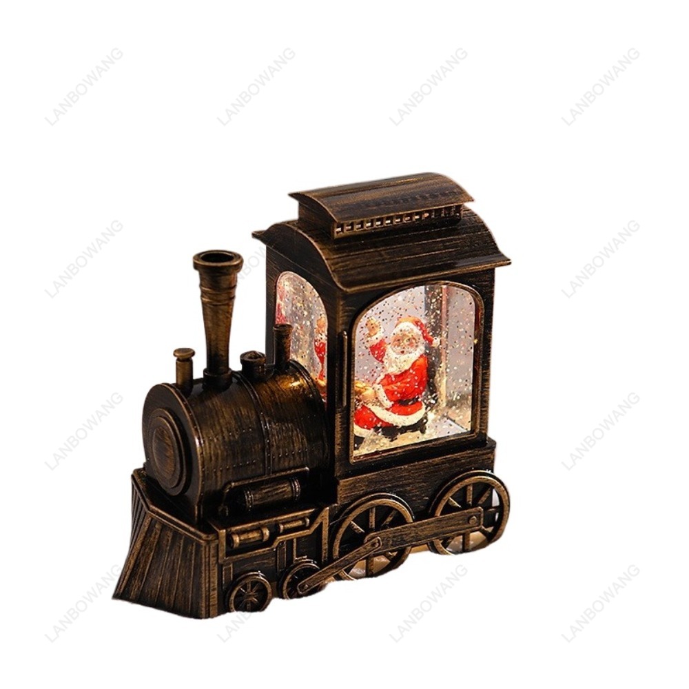 Christmas Locomotive Ornament, - Snow Globe Musical 评论和价格